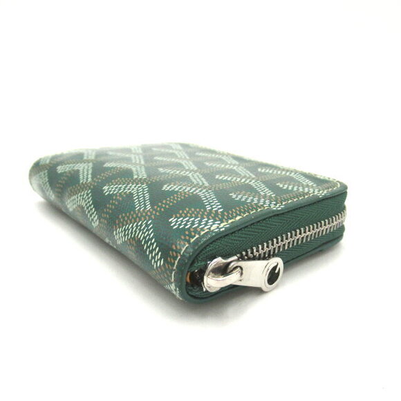 Goyard canvas Wallet green - Picture 4 of 8